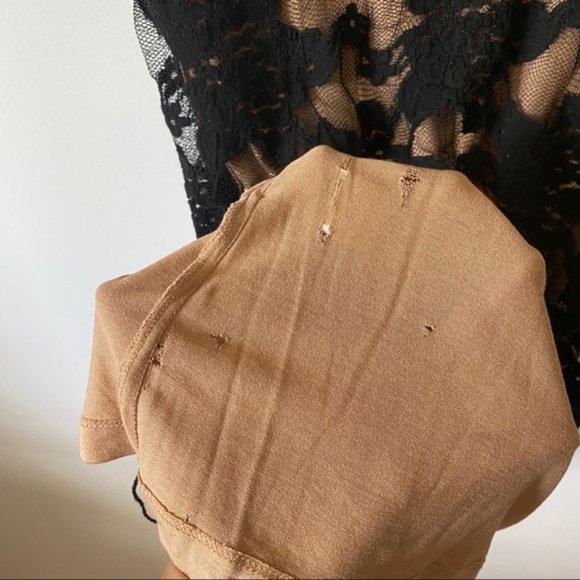 Rebecca Taylor Floral Lace Black Dress Size 6 - Picture 15 of 16